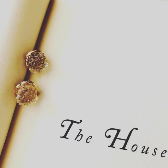 ALQUIMIA Jewelry - 3/35$$ ACRYLIC CETRINE DRUZZY STUDS